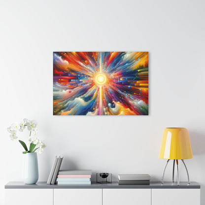 Kaleidoscopic Tachism Breath Acrylic Prints (French Cleat Hanging) - ATUH.ART
