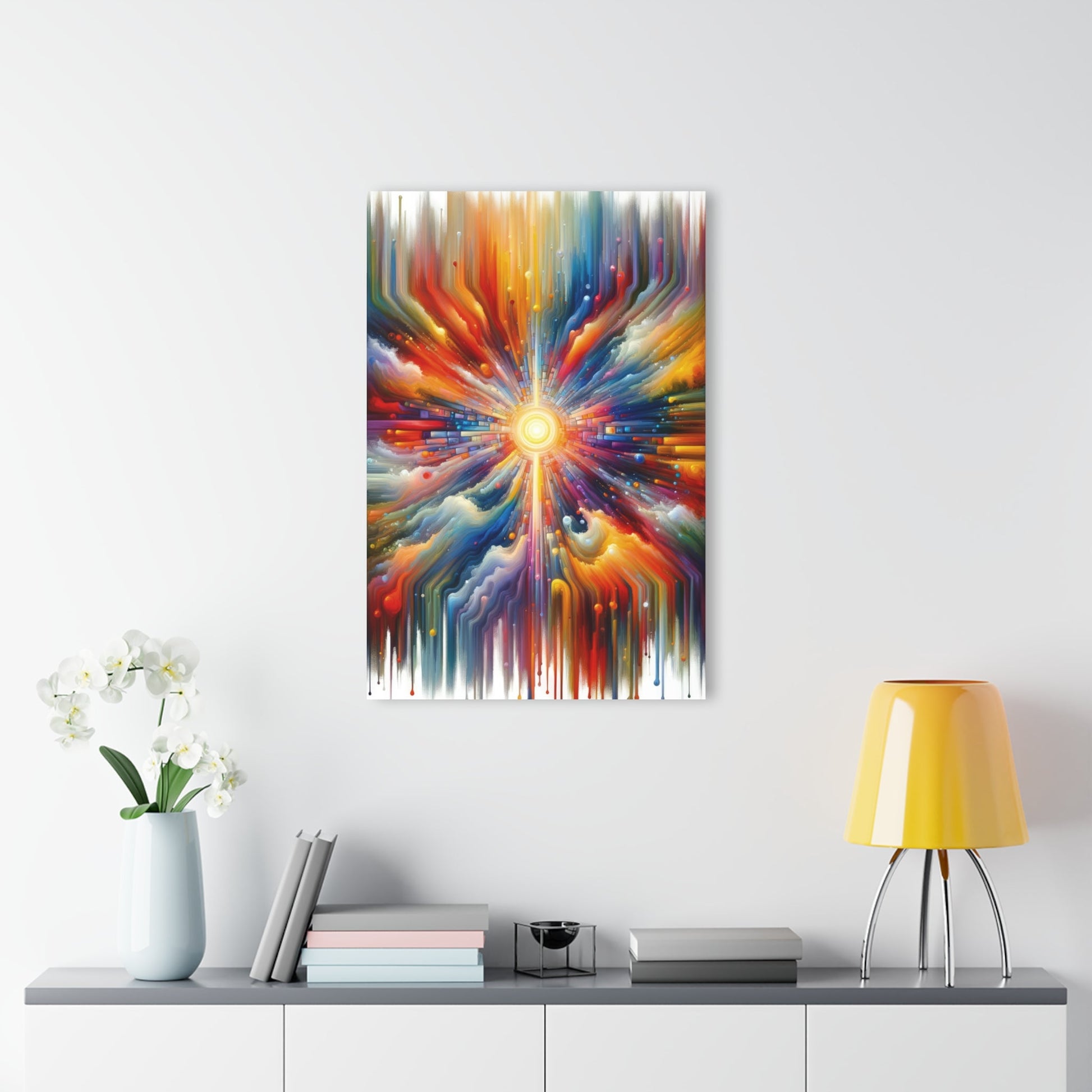 Kaleidoscopic Tachism Breath Acrylic Prints (French Cleat Hanging) - ATUH.ART