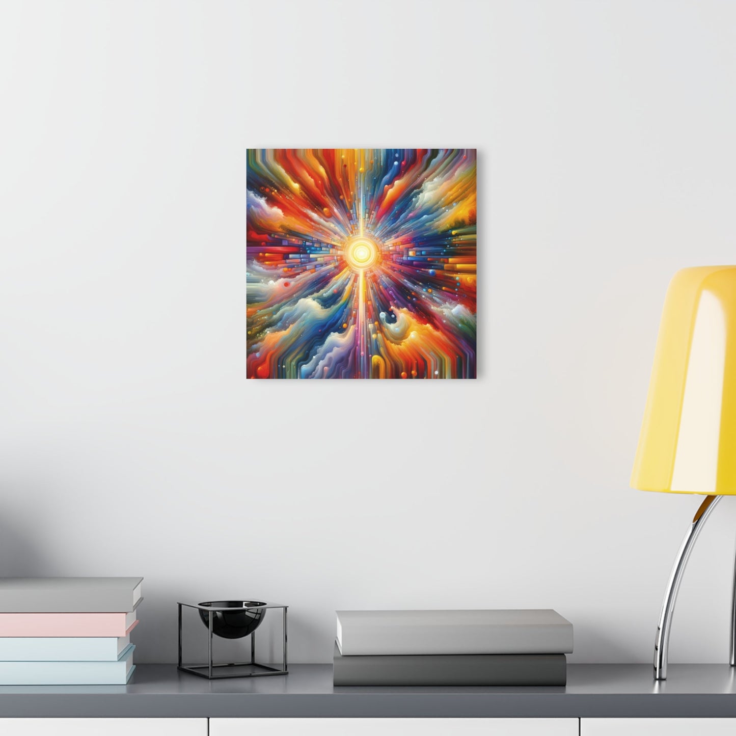 Kaleidoscopic Tachism Breath Acrylic Prints (French Cleat Hanging) - ATUH.ART