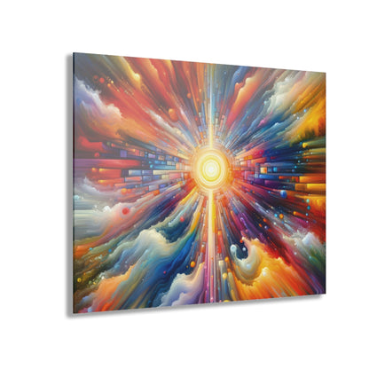 Kaleidoscopic Tachism Breath Acrylic Prints (French Cleat Hanging) - ATUH.ART