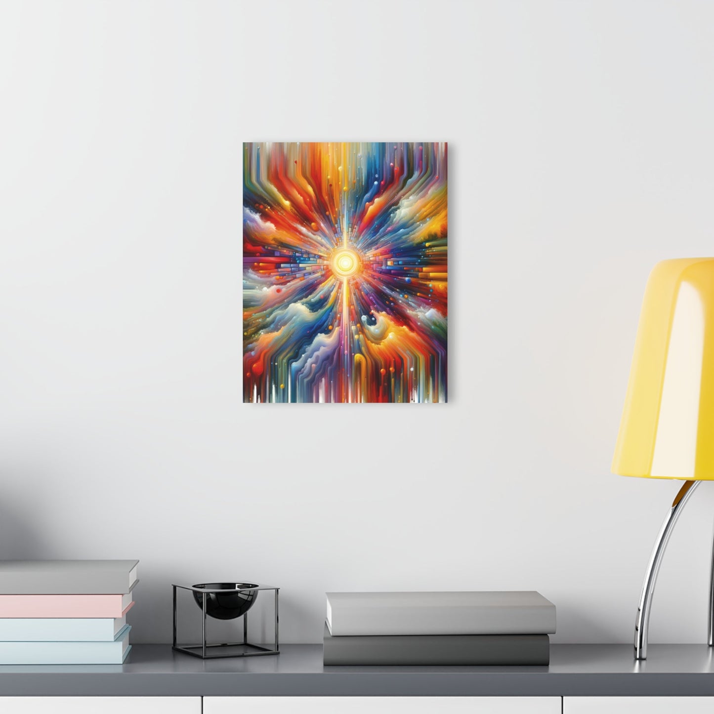 Kaleidoscopic Tachism Breath Acrylic Prints (French Cleat Hanging) - ATUH.ART
