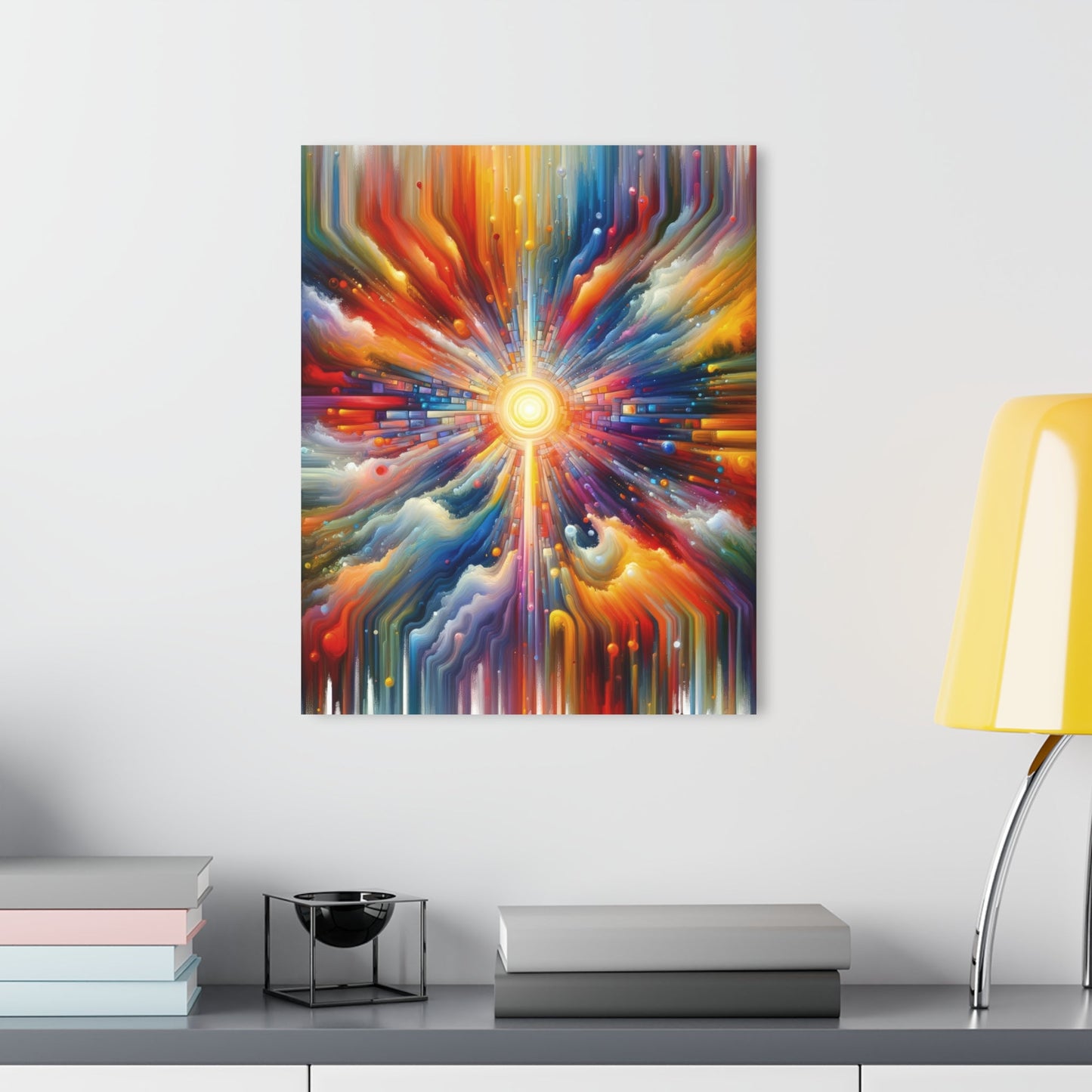 Kaleidoscopic Tachism Breath Acrylic Prints (French Cleat Hanging) - ATUH.ART