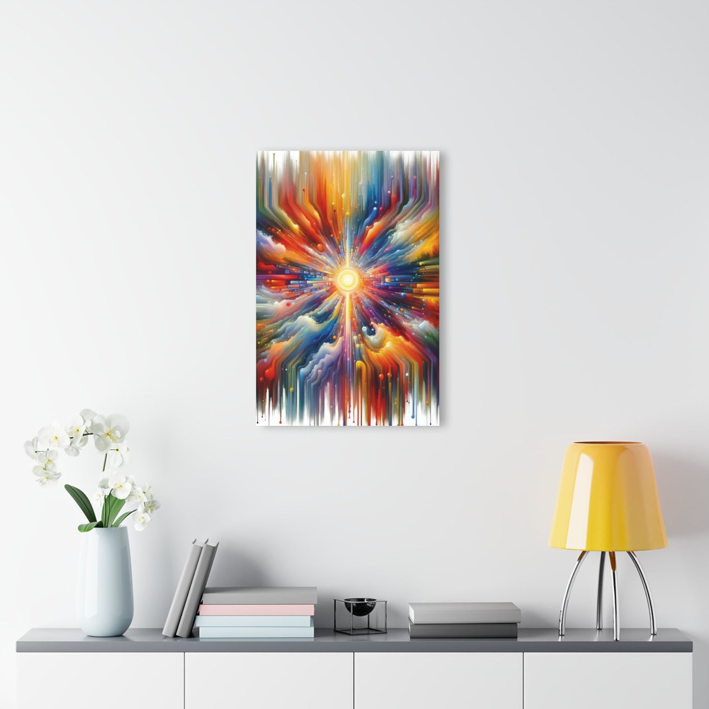 Kaleidoscopic Tachism Breath Acrylic Prints (French Cleat Hanging) - ATUH.ART