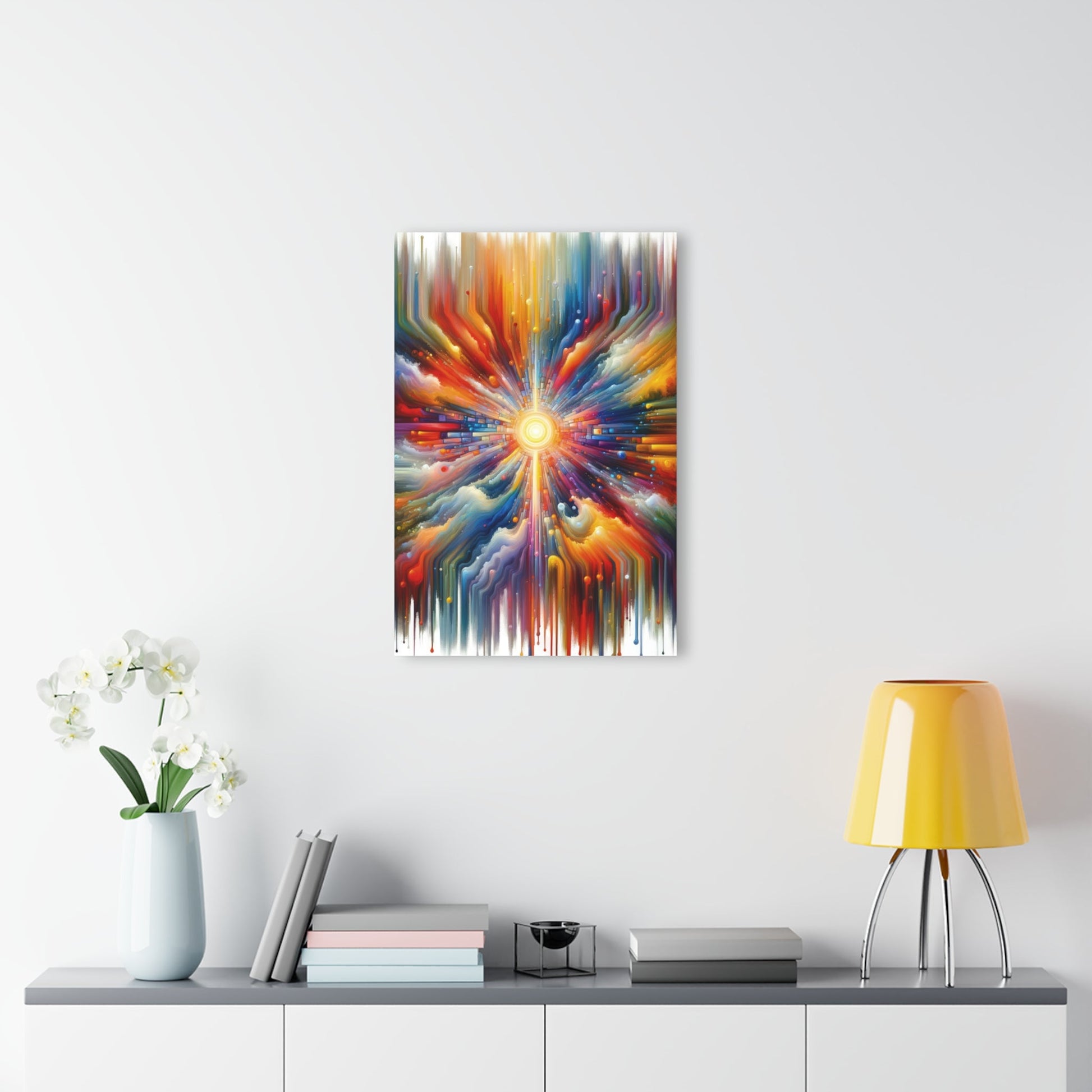 Kaleidoscopic Tachism Breath Acrylic Prints (French Cleat Hanging) - ATUH.ART