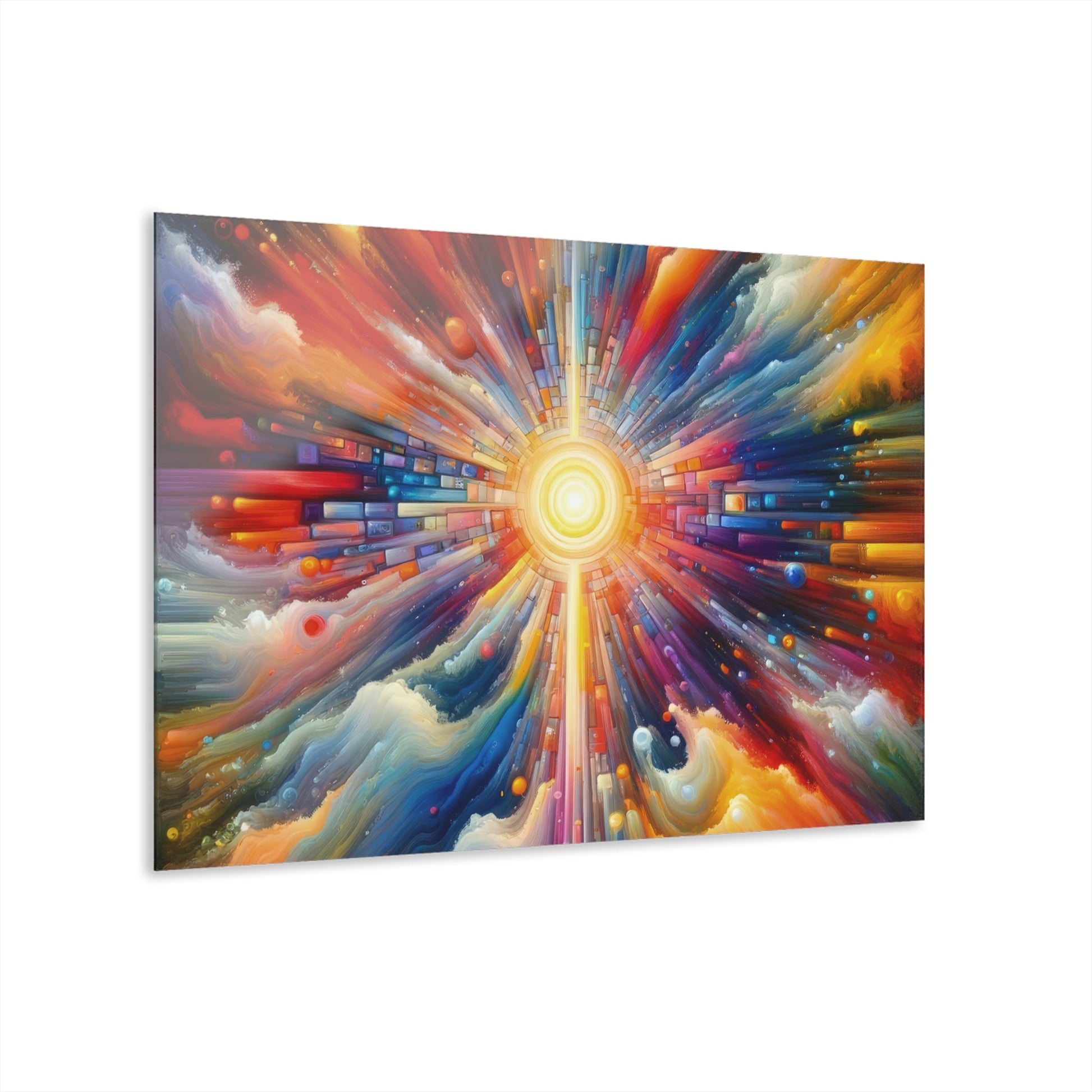 Kaleidoscopic Tachism Breath Acrylic Prints (French Cleat Hanging) - ATUH.ART