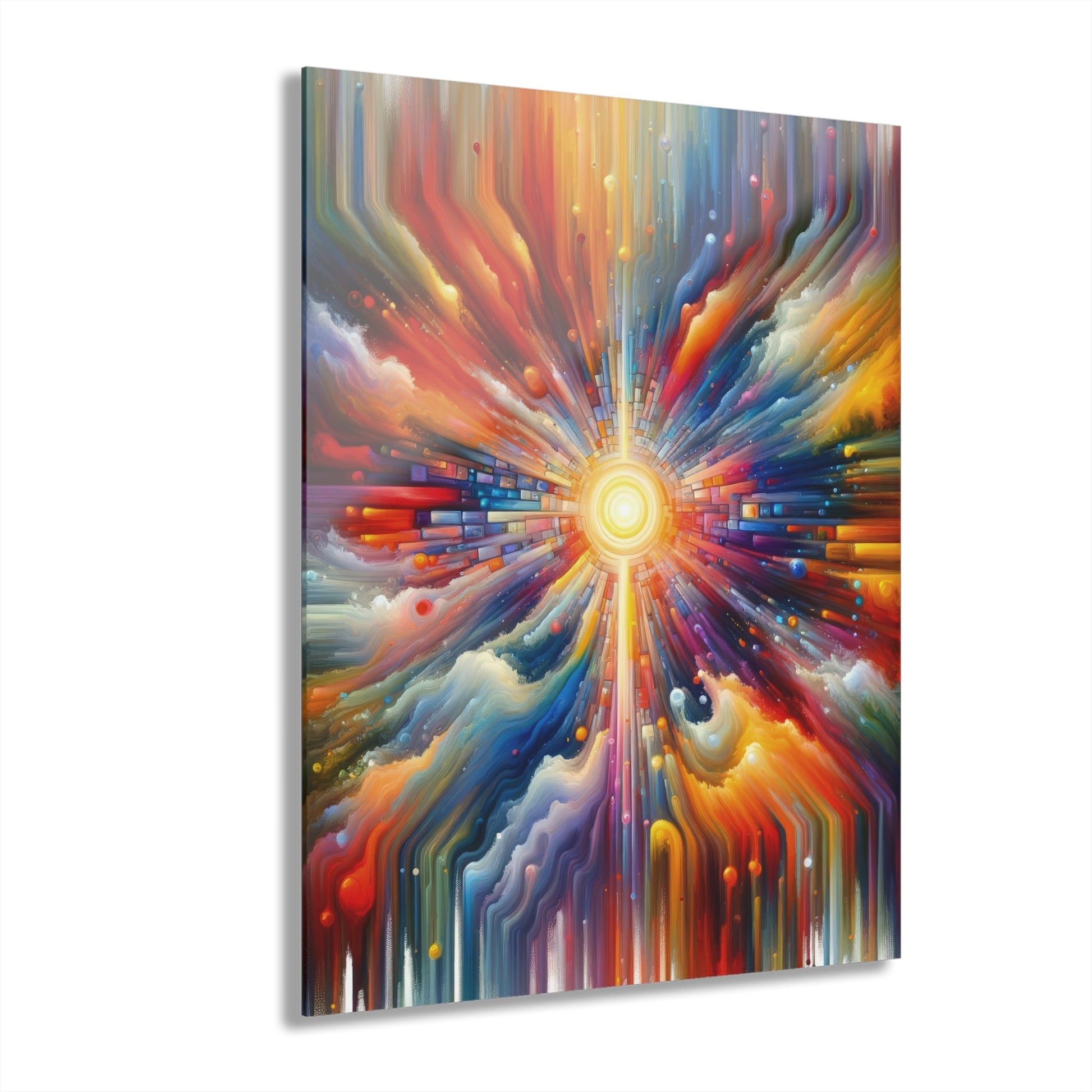 Kaleidoscopic Tachism Breath Acrylic Prints (French Cleat Hanging) - ATUH.ART