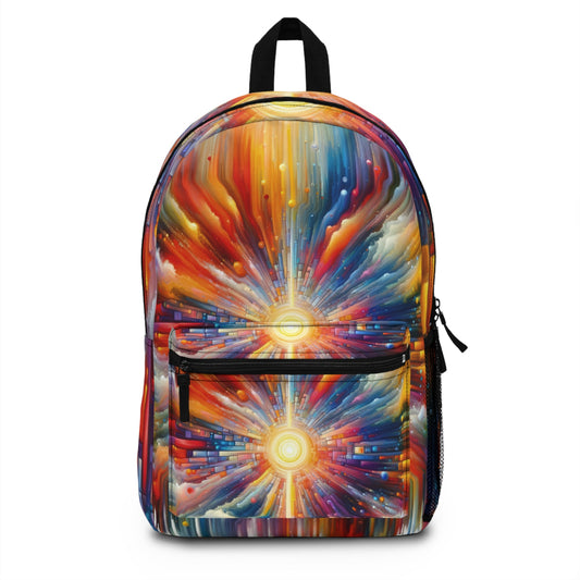 Kaleidoscopic Tachism Breath Backpack - ATUH.ART