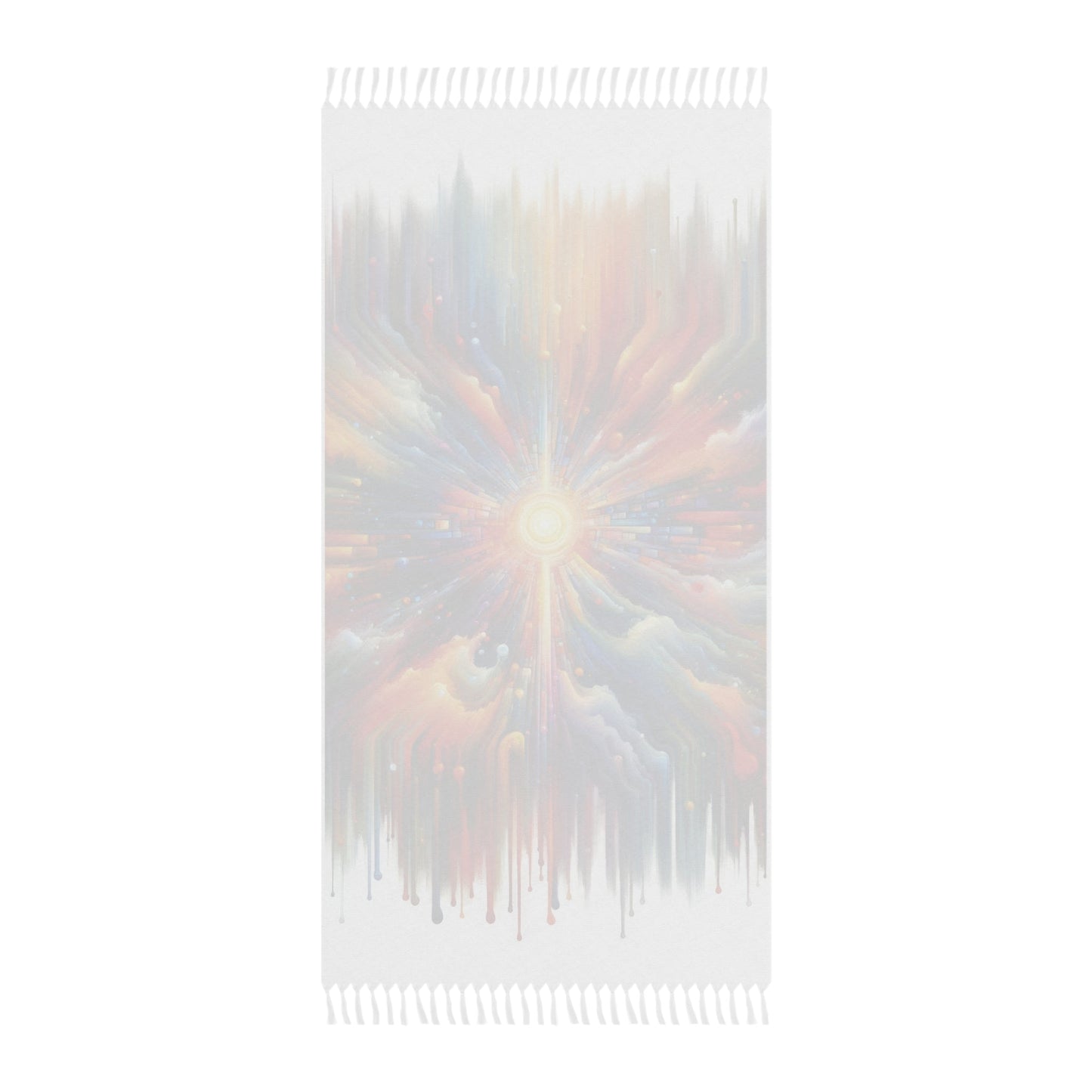Kaleidoscopic Tachism Breath Boho Beach Cloth - ATUH.ART