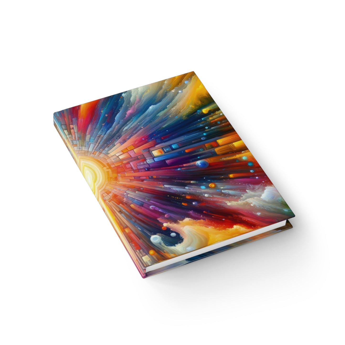 Kaleidoscopic Tachism Breath Journal - Blank - ATUH.ART