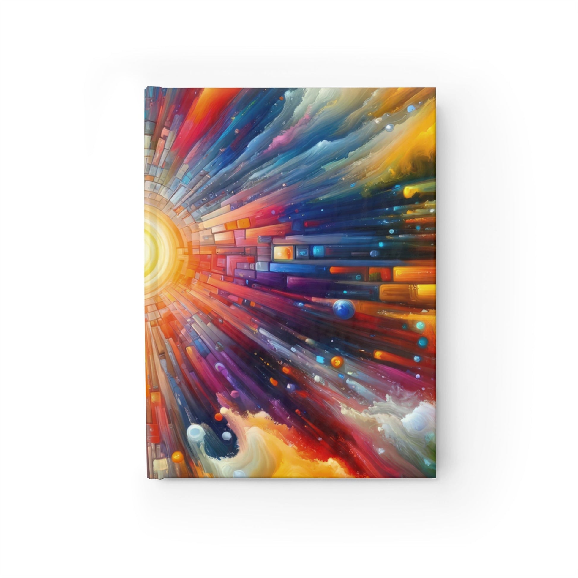 Kaleidoscopic Tachism Breath Journal - Blank - ATUH.ART