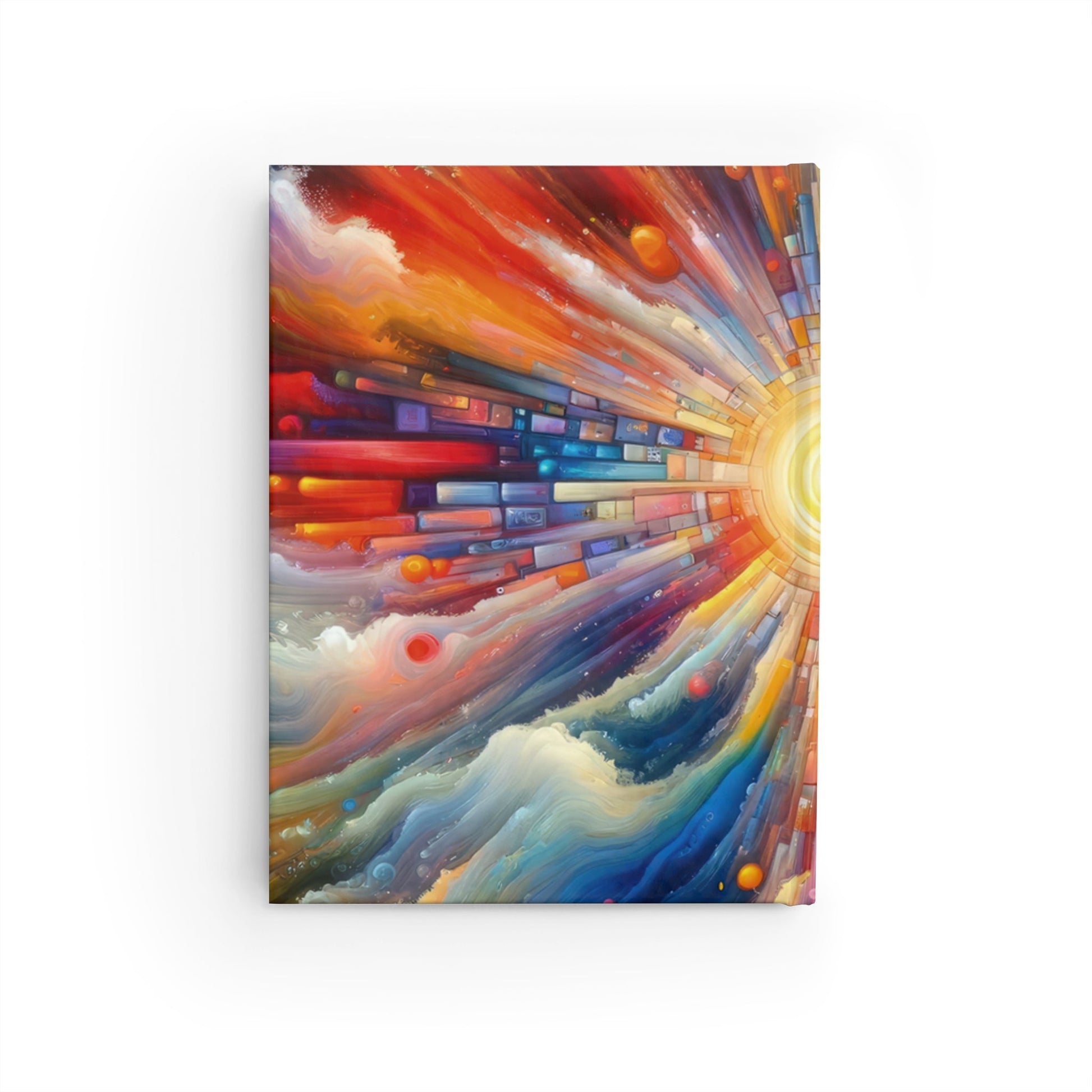 Kaleidoscopic Tachism Breath Journal - Blank - ATUH.ART