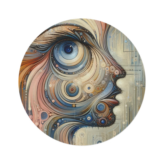 Keen Nimble Embrace Round Rug - ATUH.ART