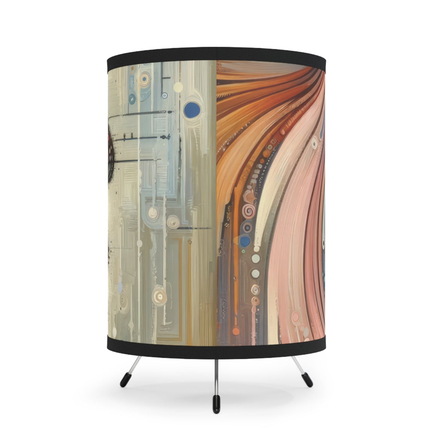 Keen Nimble Embrace Tripod Lamp with High-Res Printed Shade, US\CA plug - ATUH.ART