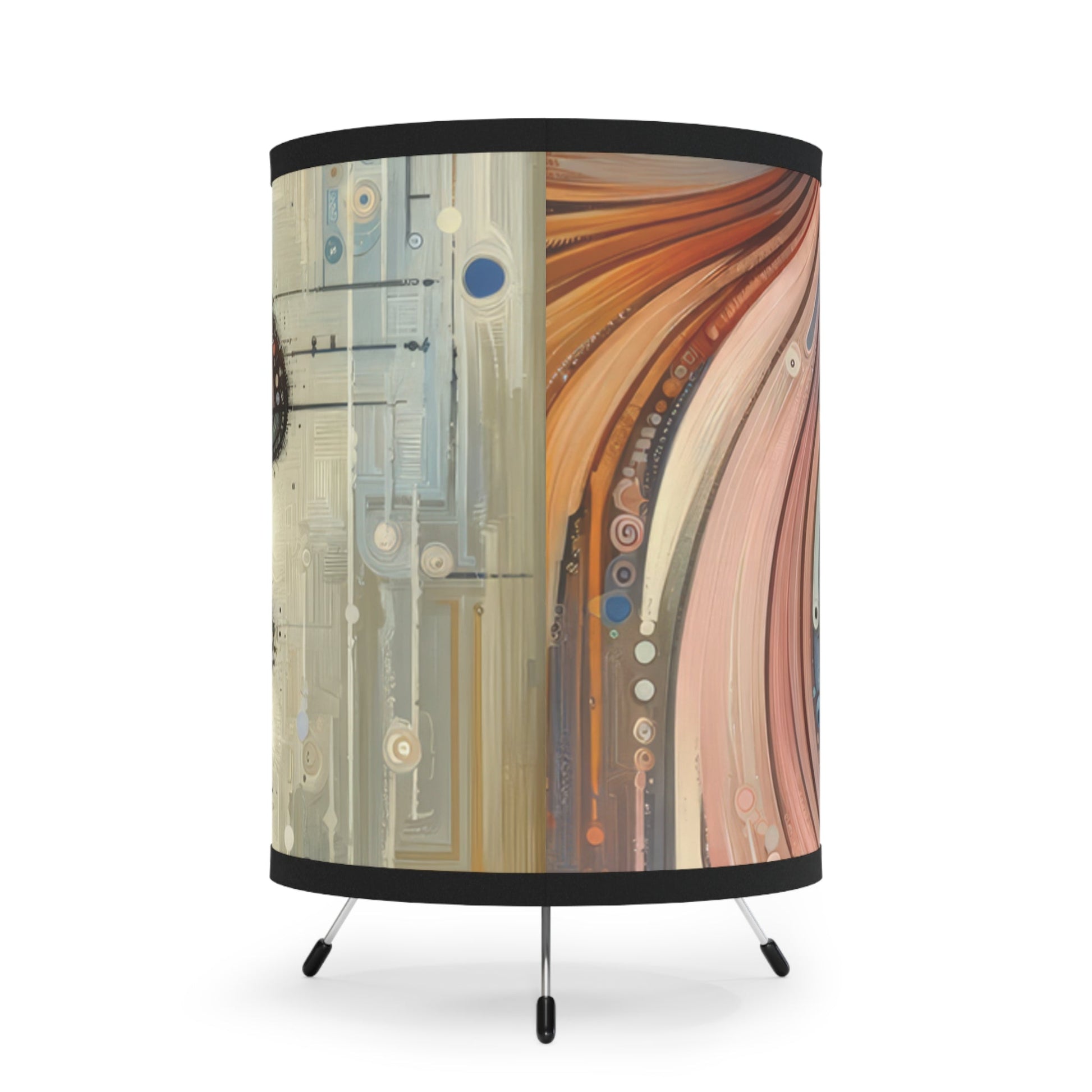 Keen Nimble Embrace Tripod Lamp with High-Res Printed Shade, US\CA plug - ATUH.ART