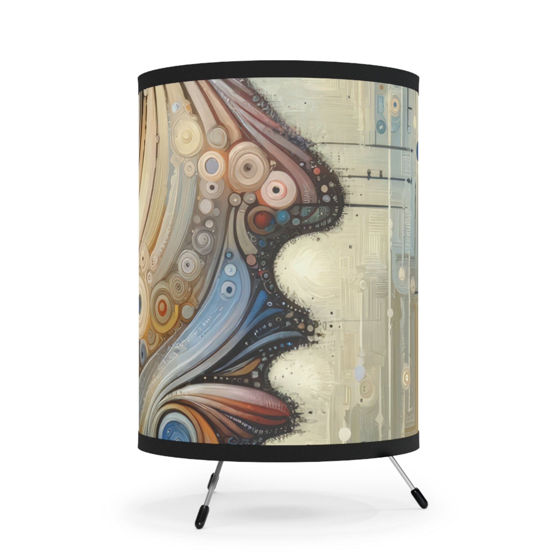 Keen Nimble Embrace Tripod Lamp with High-Res Printed Shade, US\CA plug - ATUH.ART
