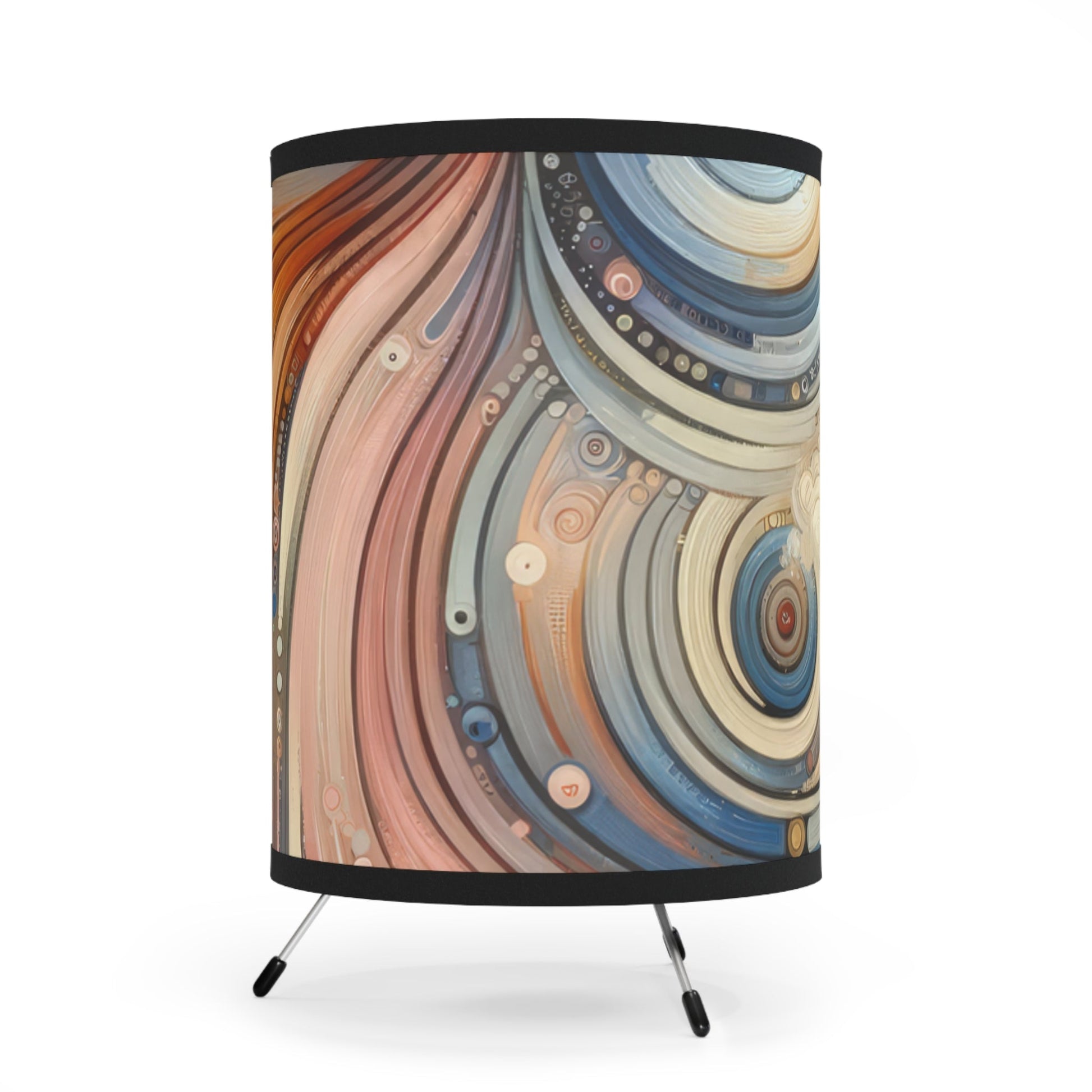 Keen Nimble Embrace Tripod Lamp with High-Res Printed Shade, US\CA plug - ATUH.ART