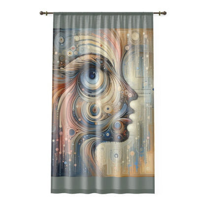 Keen Nimble Embrace Window Curtain - ATUH.ART