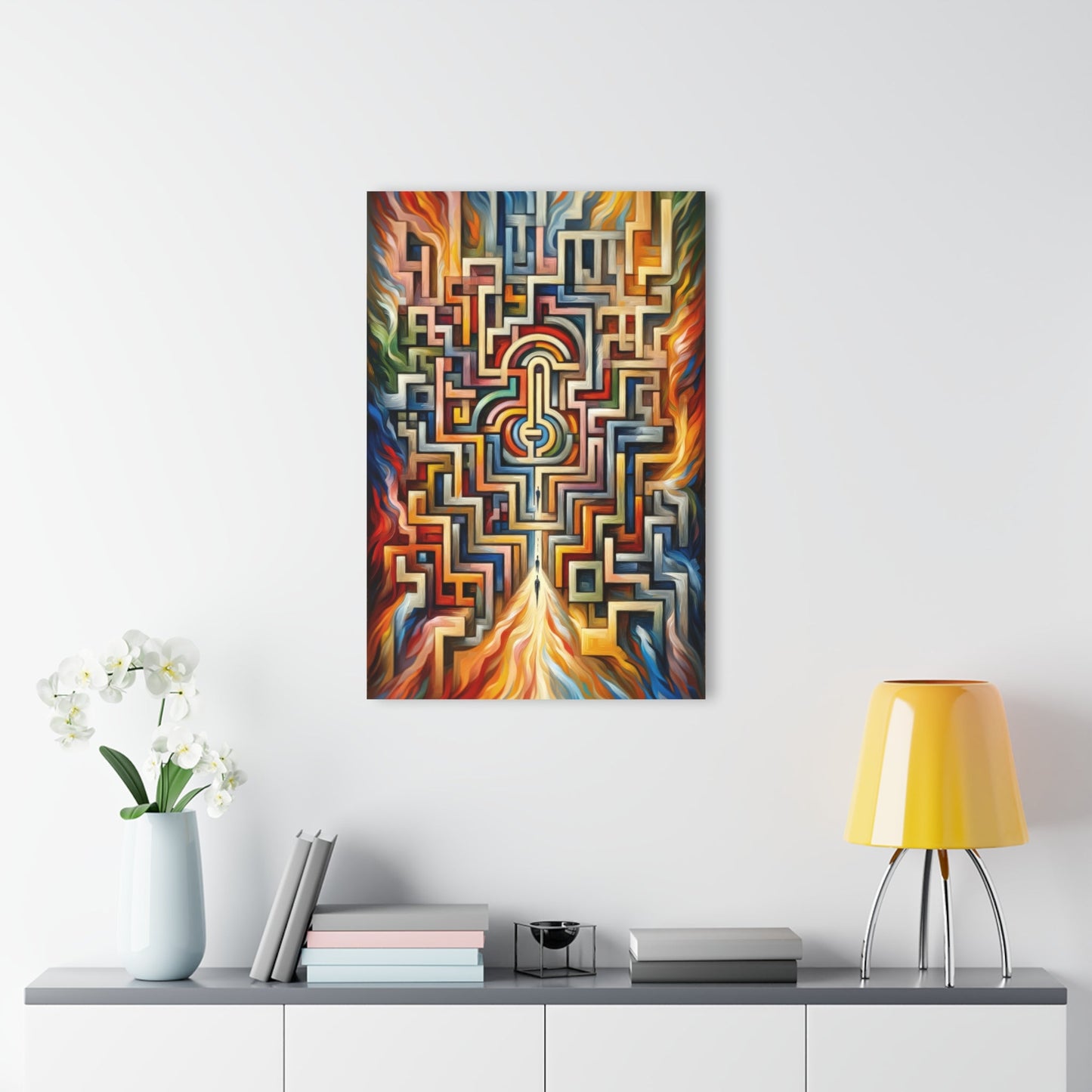 Labyrinthine Love Choices Acrylic Prints (French Cleat Hanging) - ATUH.ART