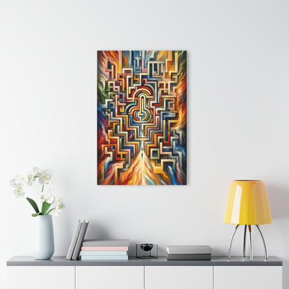 Labyrinthine Love Choices Acrylic Prints (French Cleat Hanging) - ATUH.ART