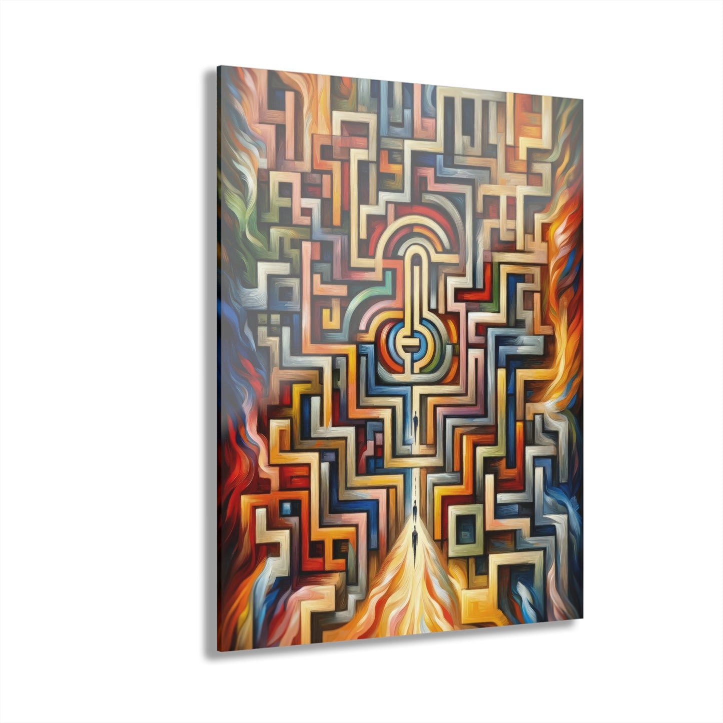 Labyrinthine Love Choices Acrylic Prints (French Cleat Hanging) - ATUH.ART