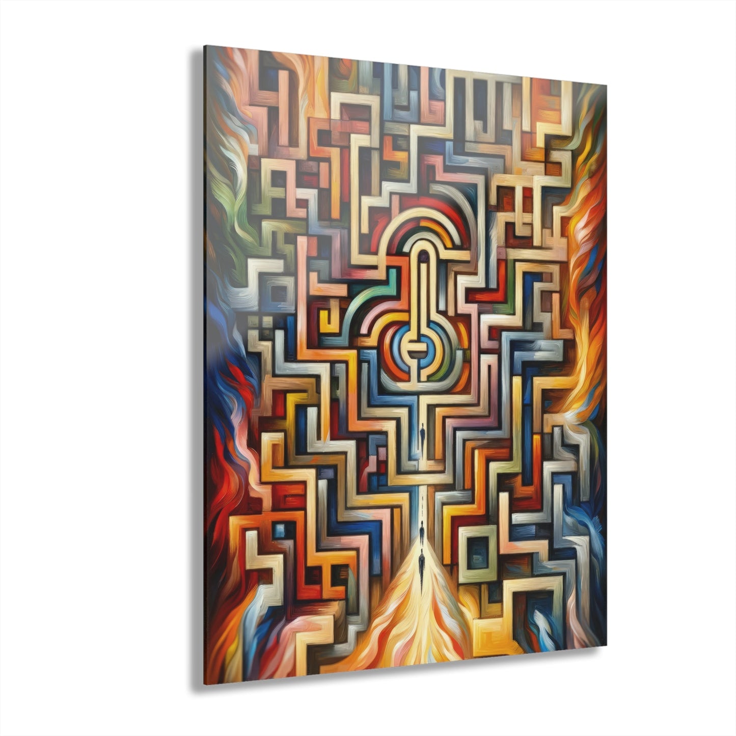 Labyrinthine Love Choices Acrylic Prints (French Cleat Hanging) - ATUH.ART