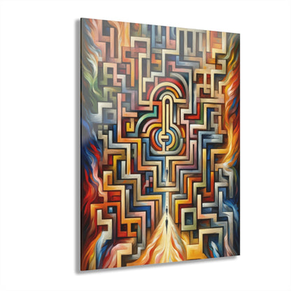 Labyrinthine Love Choices Acrylic Prints (French Cleat Hanging) - ATUH.ART