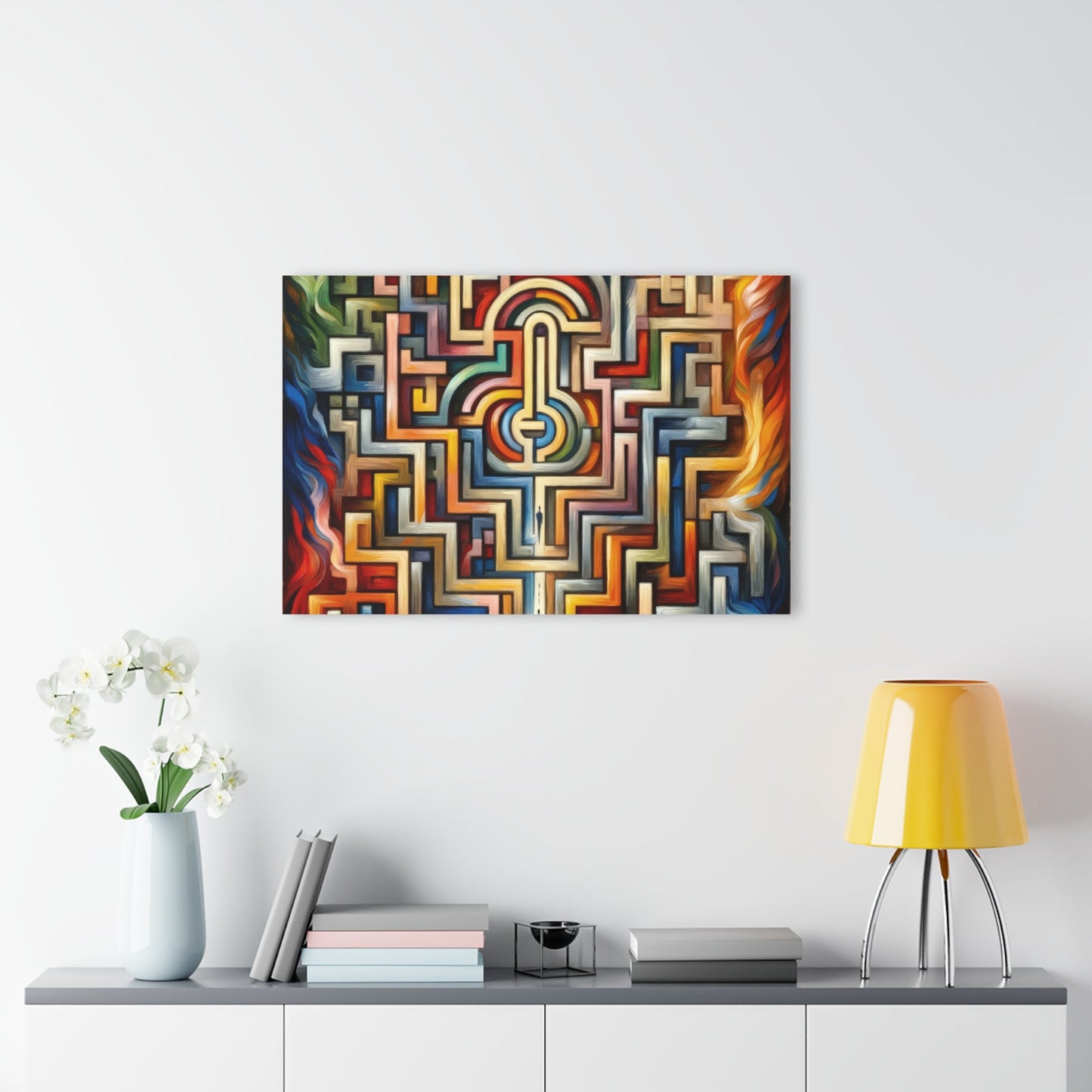 Labyrinthine Love Choices Acrylic Prints (French Cleat Hanging) - ATUH.ART