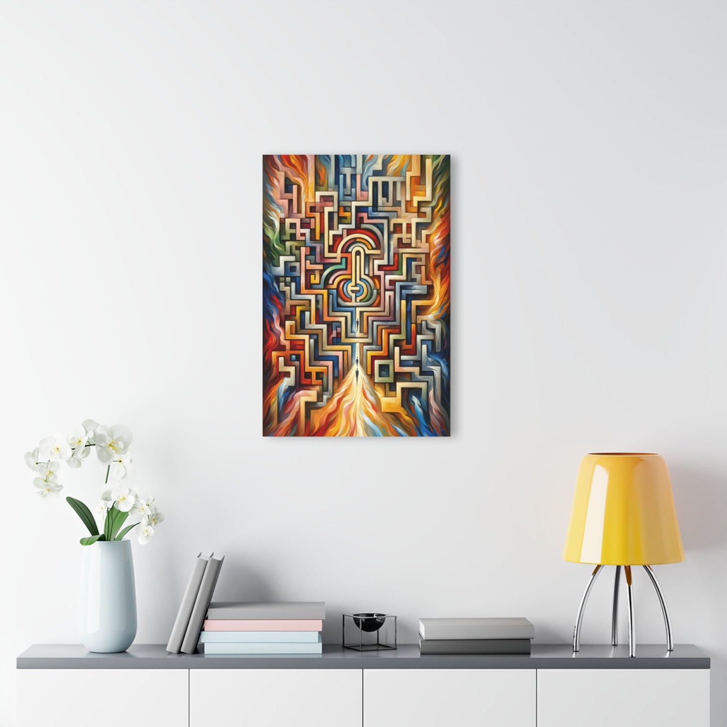 Labyrinthine Love Choices Acrylic Prints (French Cleat Hanging) - ATUH.ART