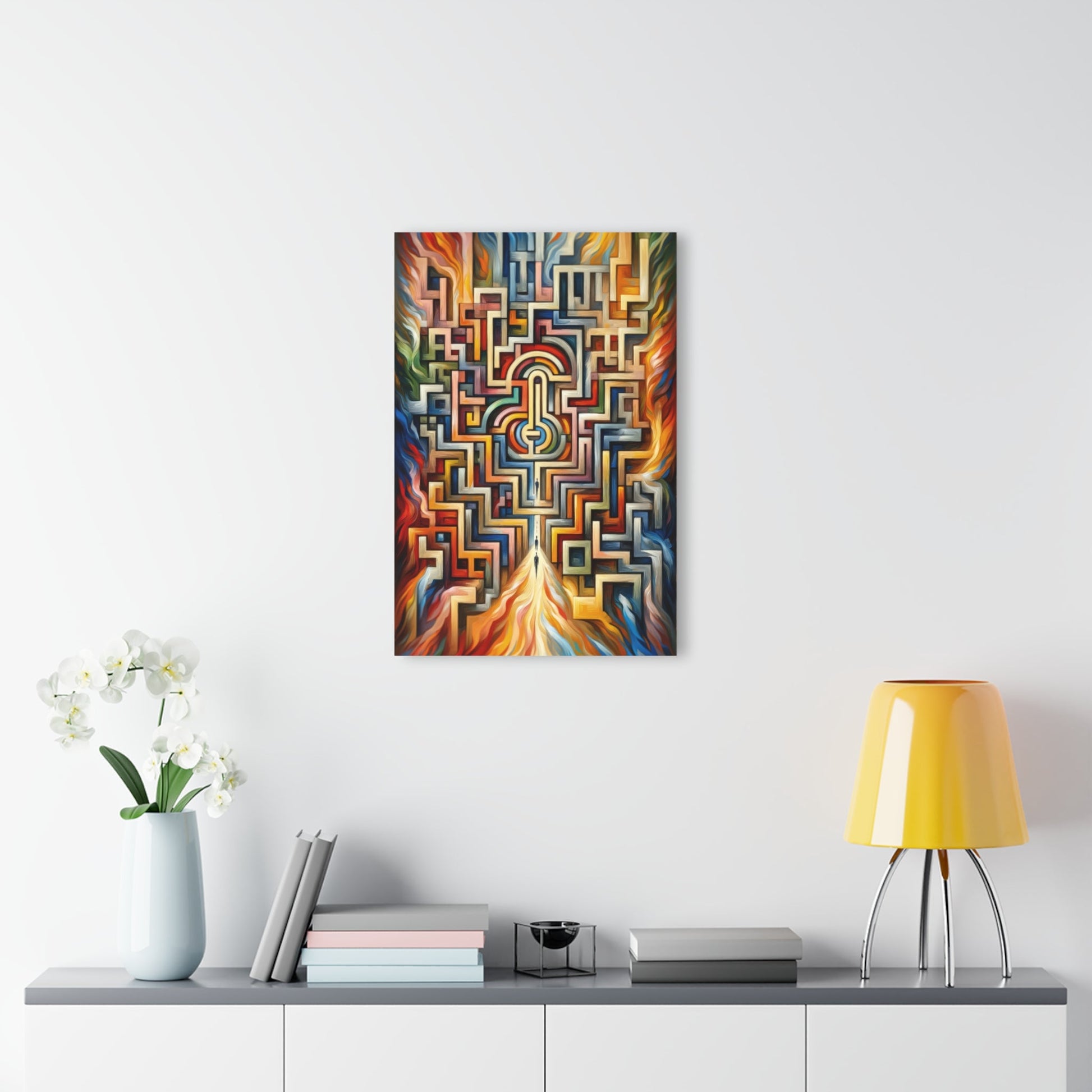 Labyrinthine Love Choices Acrylic Prints (French Cleat Hanging) - ATUH.ART