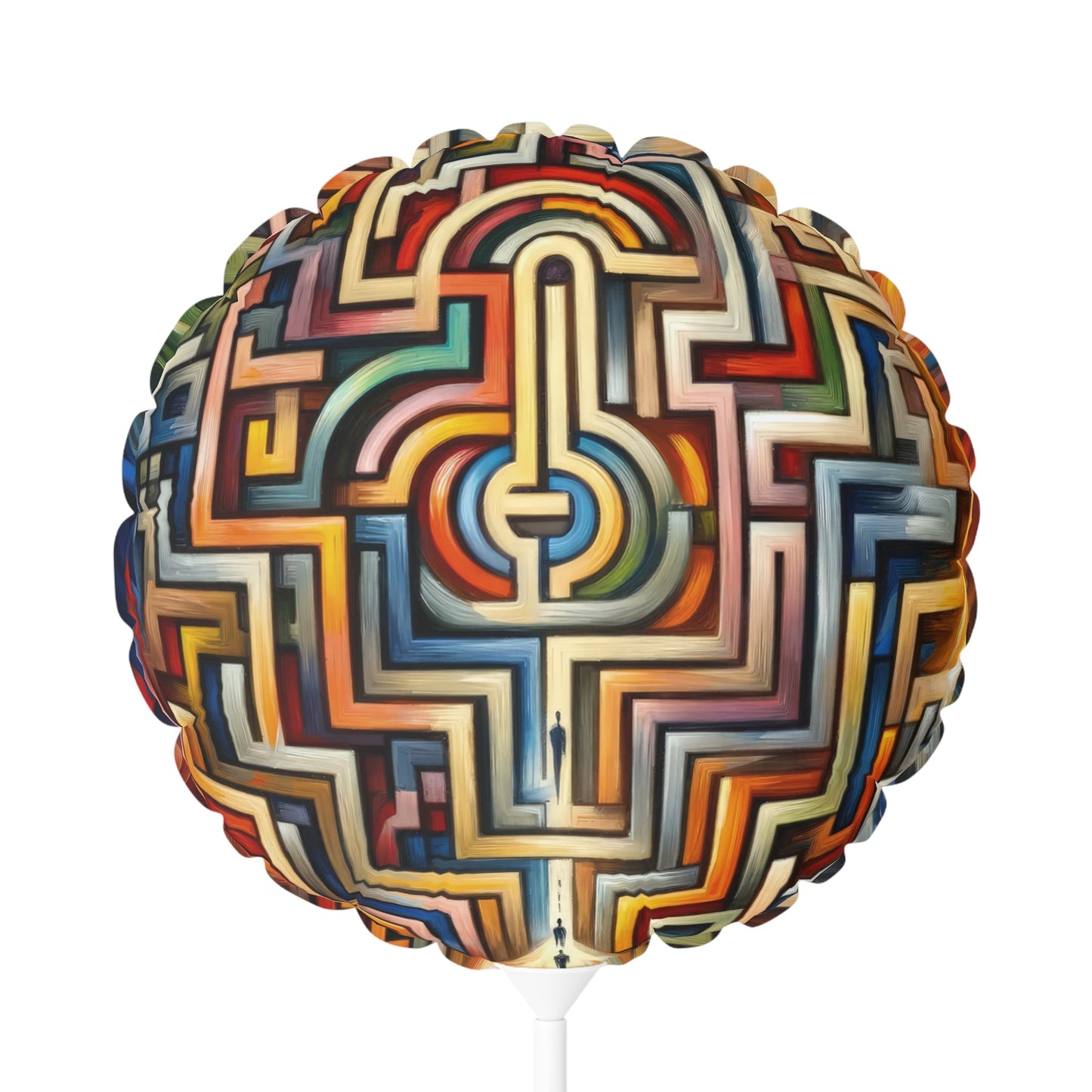 Labyrinthine Love Choices Balloon (Round and Heart-shaped), 11" - ATUH.ART