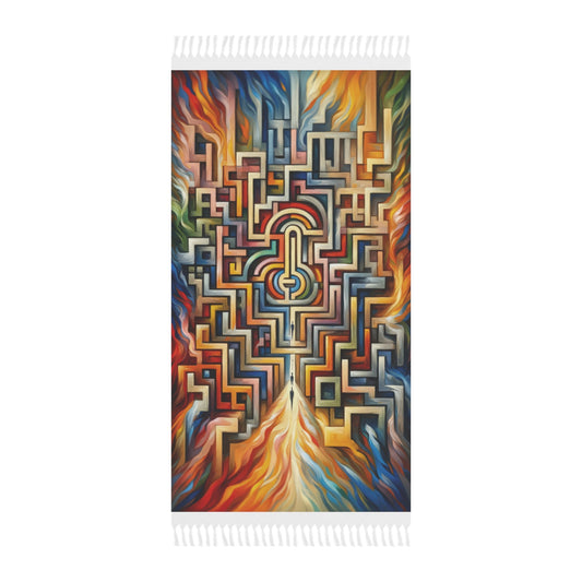Labyrinthine Love Choices Boho Beach Cloth - ATUH.ART