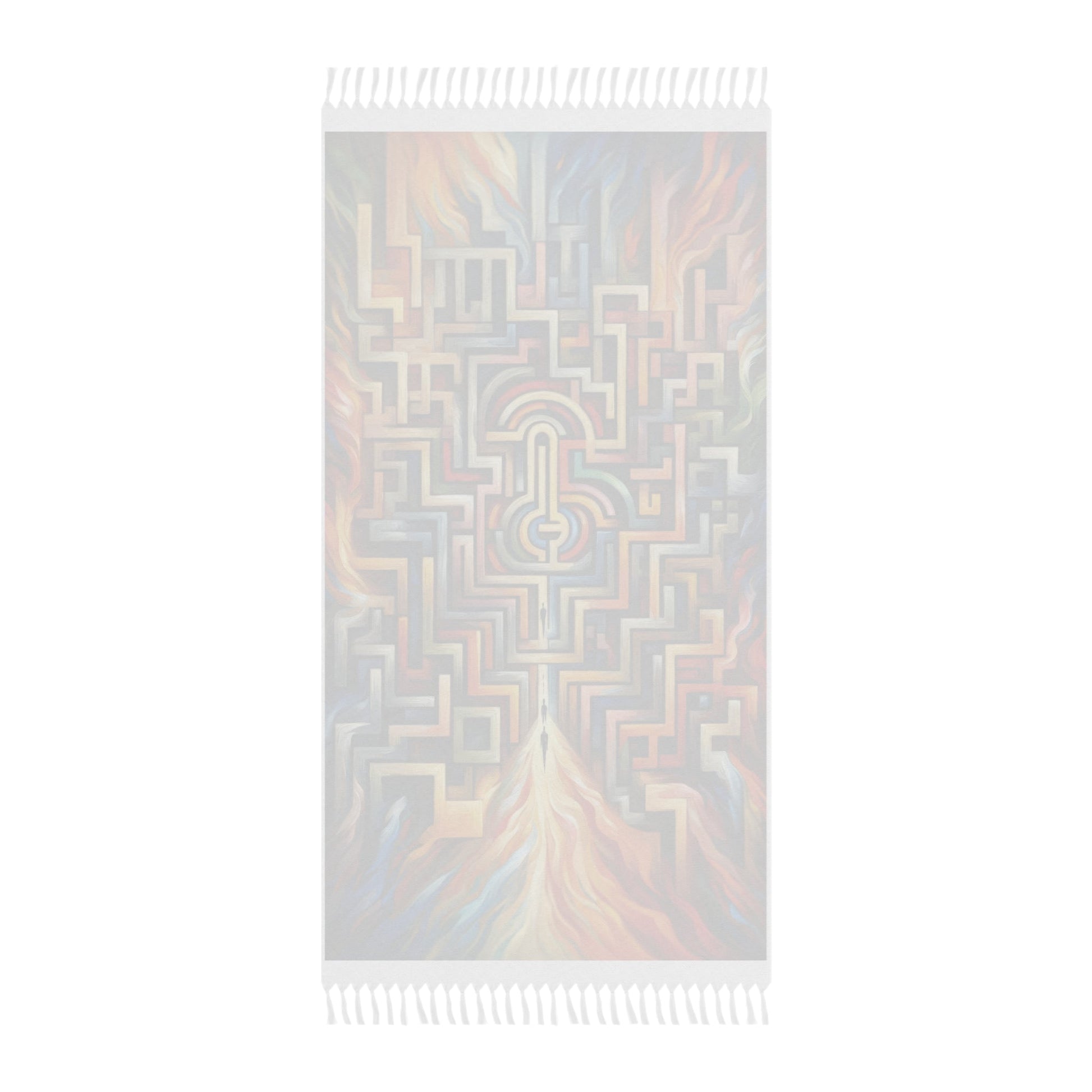 Labyrinthine Love Choices Boho Beach Cloth - ATUH.ART