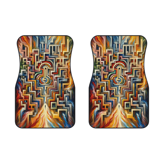 Labyrinthine Love Choices Car Mats (2x Front) - ATUH.ART