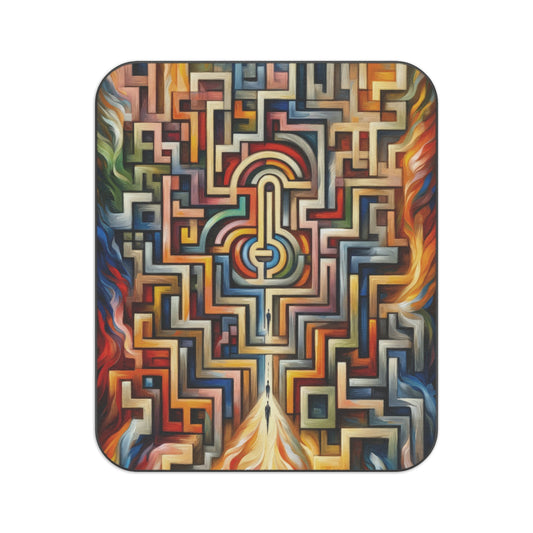 Labyrinthine Love Choices Picnic Blanket - ATUH.ART