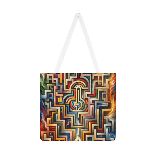 Labyrinthine Love Choices Shoulder Tote Bag (AOP) - ATUH.ART