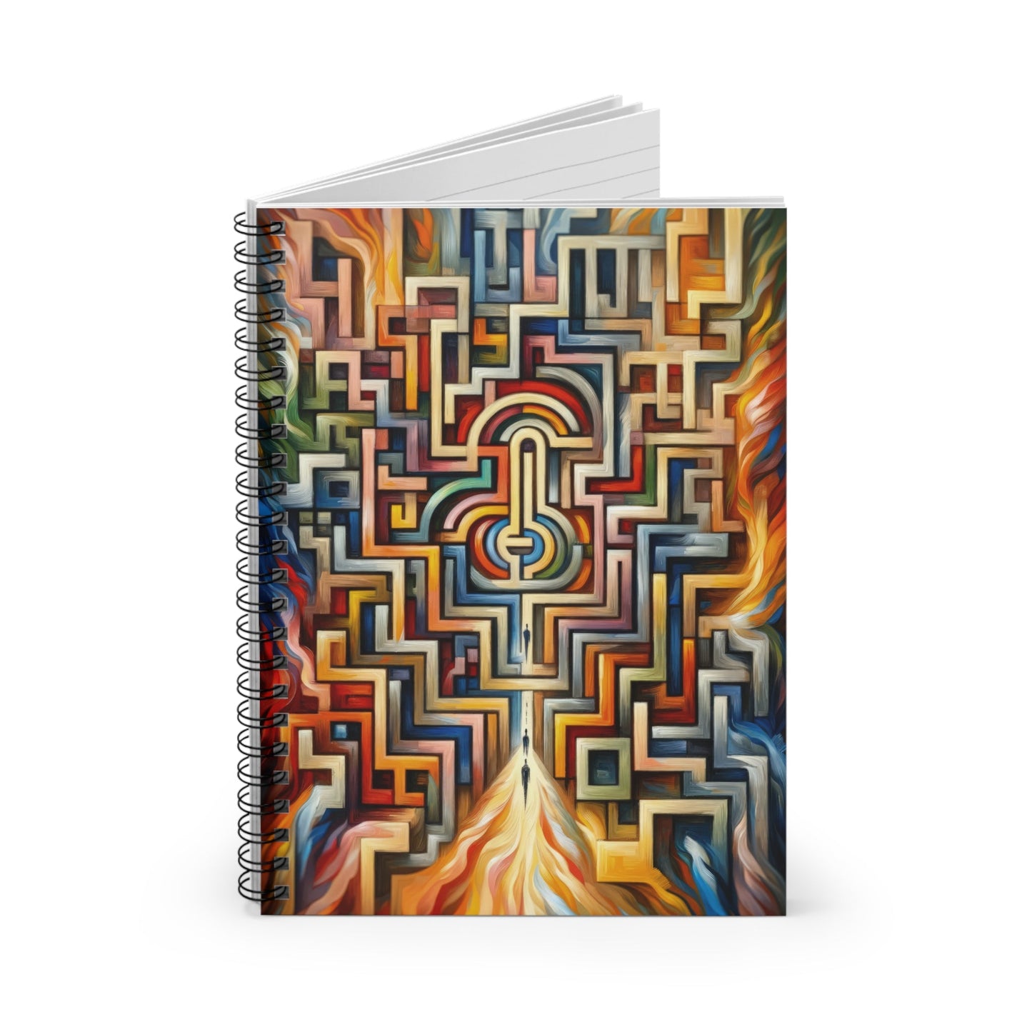 Labyrinthine Love Choices Spiral Notebook - Ruled Line - ATUH.ART