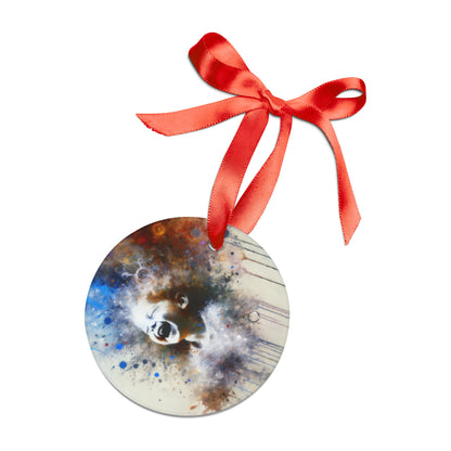 Laughter Essence Presence Acrylic Ornament with Ribbon - ATUH.ART