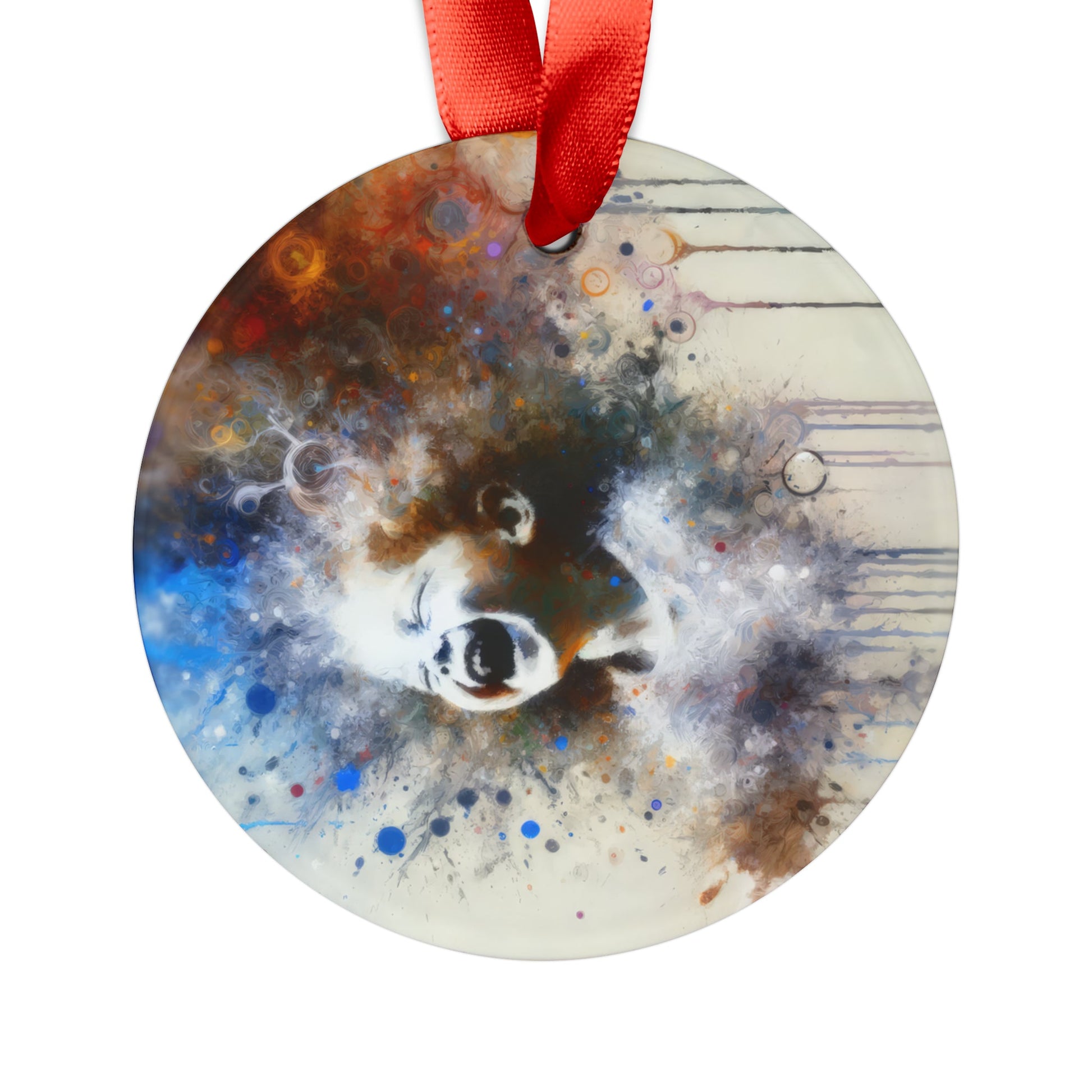 Laughter Essence Presence Acrylic Ornament with Ribbon - ATUH.ART