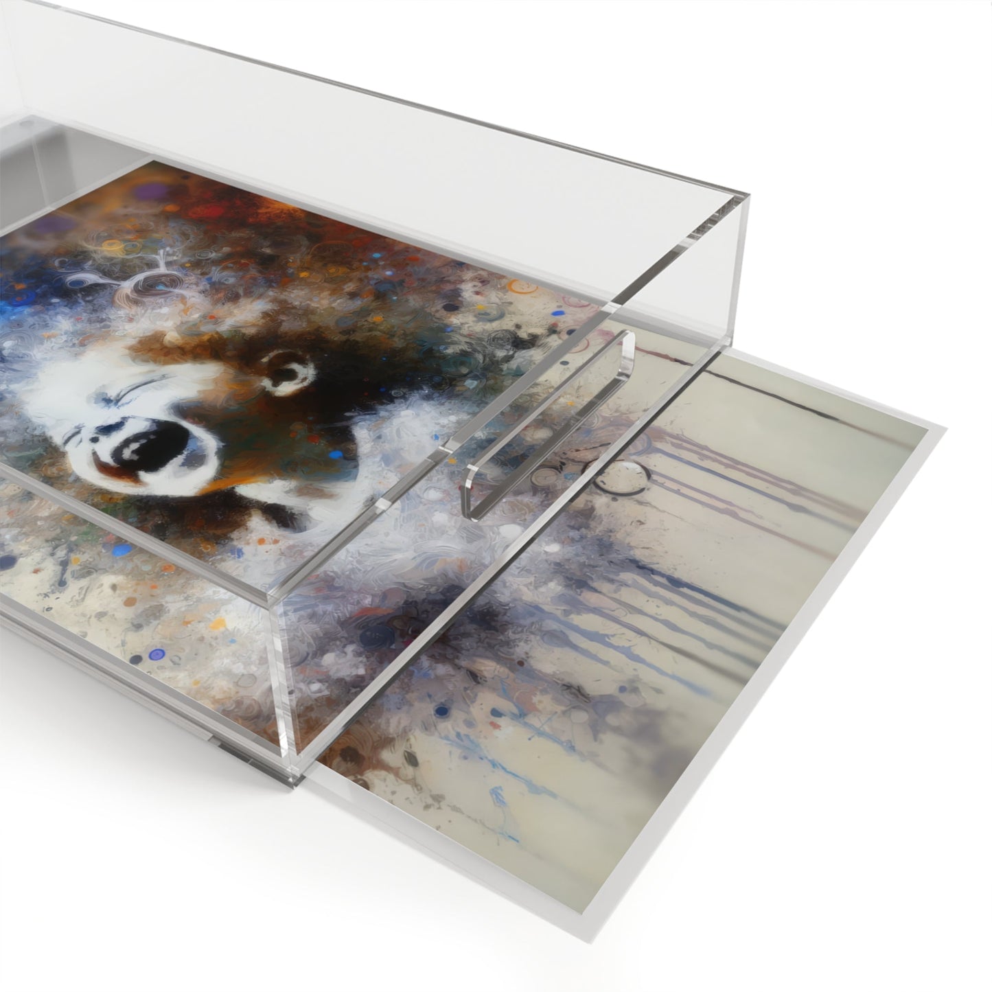 Laughter Essence Presence Acrylic Serving Tray - ATUH.ART