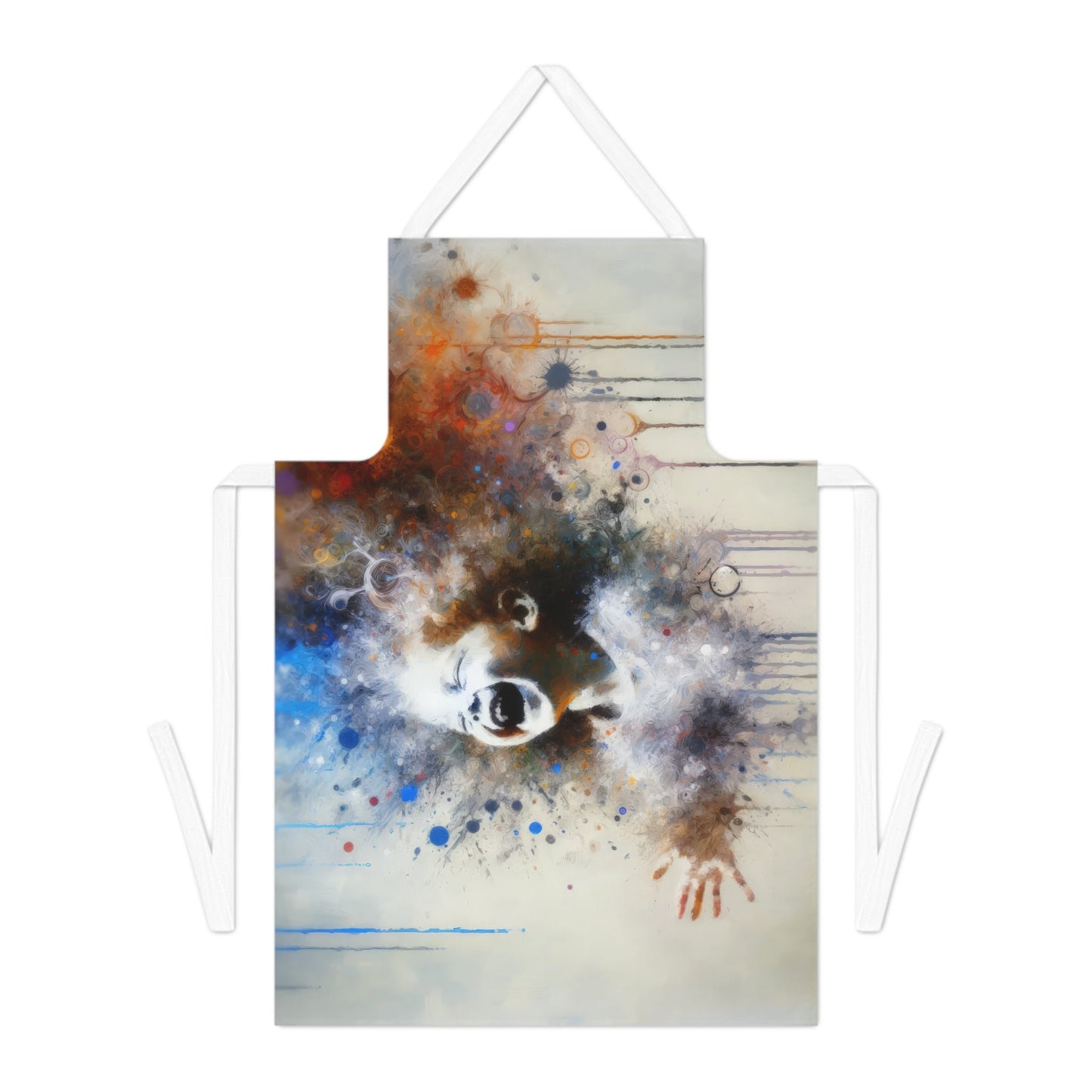 Laughter Essence Presence Adult Apron (AOP) - ATUH.ART