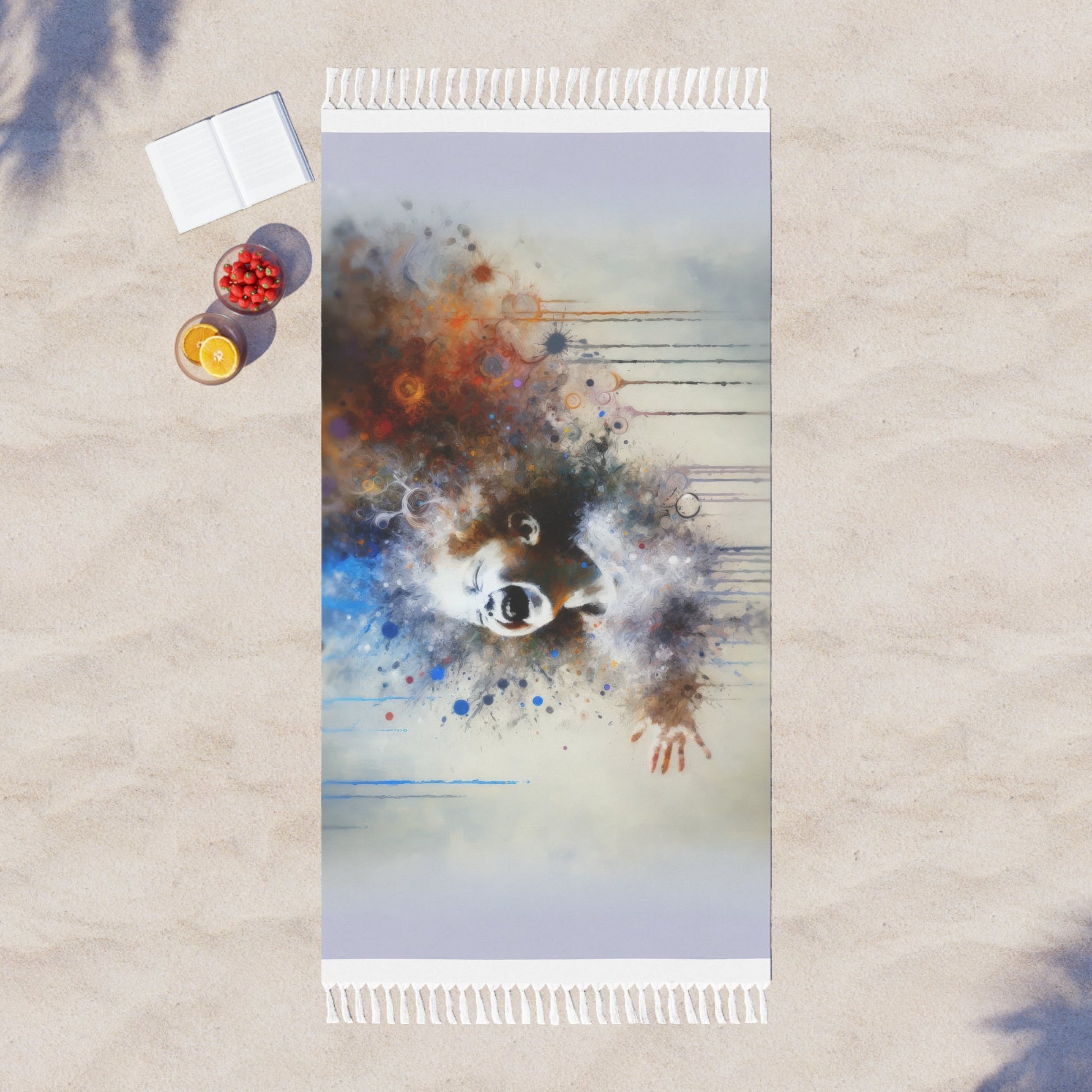 Laughter Essence Presence Boho Beach Cloth - ATUH.ART