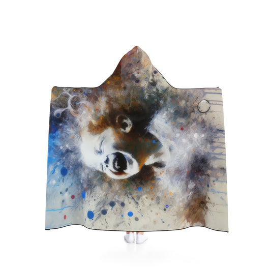 Laughter Essence Presence Hooded Blanket - ATUH.ART
