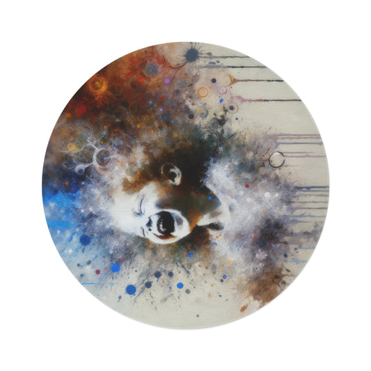Laughter Essence Presence Round Rug - ATUH.ART
