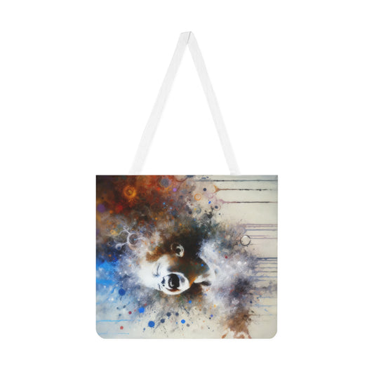 Laughter Essence Presence Shoulder Tote Bag (AOP) - ATUH.ART