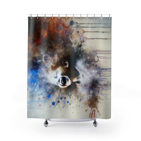 Laughter Essence Presence Shower Curtains - ATUH.ART