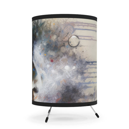 Laughter Essence Presence Tripod Lamp with High-Res Printed Shade, US\CA plug - ATUH.ART