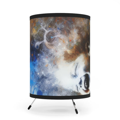 Laughter Essence Presence Tripod Lamp with High-Res Printed Shade, US\CA plug - ATUH.ART