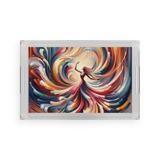 Life Grandest Ballroom Acrylic Serving Tray - ATUH.ART