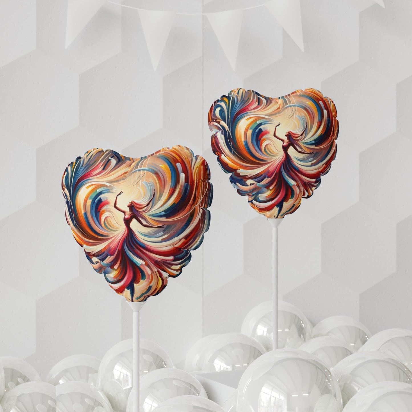 Life Grandest Ballroom Balloon (Round and Heart-shaped), 11" - ATUH.ART