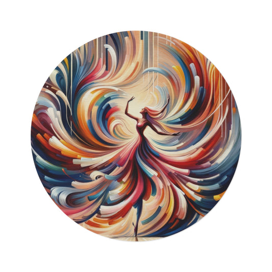 Life Grandest Ballroom Round Rug - ATUH.ART